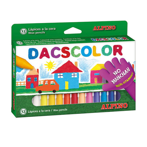 Dacscolor-12 ceras de colores Alpino