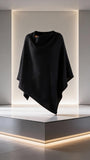 Poncho Asimétrico de Cachemir Elegante Suave y Atemporal para Mujer Moda Versátil y Sofisticada