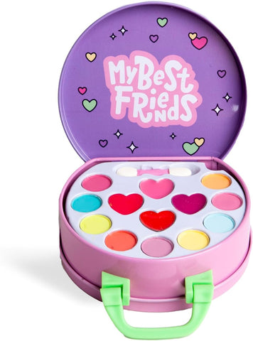 MARTINELIA - Mini caja de belleza de metal para niños de Friends