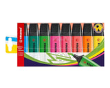 Estuche de 8 resaltadores Stabilo Boss Original-Resaltadores para estudiantes, oficina ,journaling y bullet journal