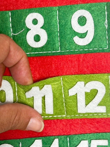 Calendario de Adviento de Muñeco de Nieve-¡ Cuenta los días hasta Navidad con Alegría!