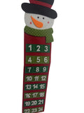 Calendario de Adviento de Muñeco de Nieve-¡ Cuenta los días hasta Navidad con Alegría!