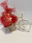 Bicicleta decorativa con rosas de jabón-Regalo perfecto para ocaciones especiales