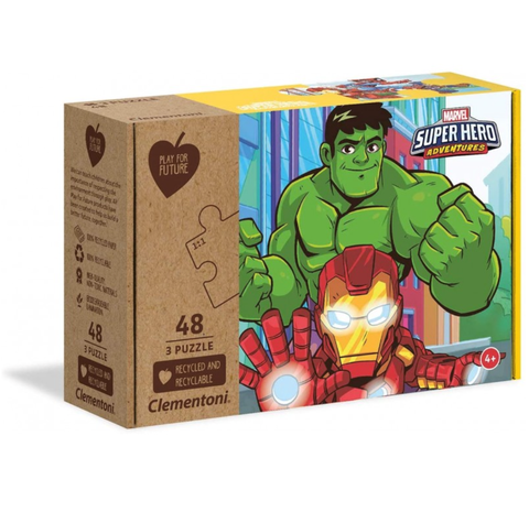 Puzzle 3x48 pzas Marvel Superheroes Future