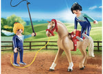 Playmobil entrenador de caballos