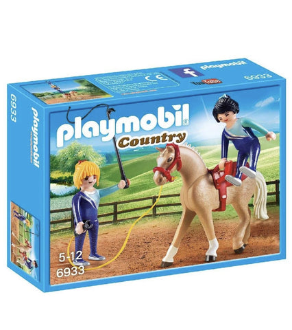 Playmobil entrenador de caballos