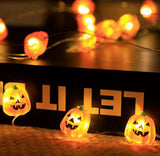 Luces decoración calabaza